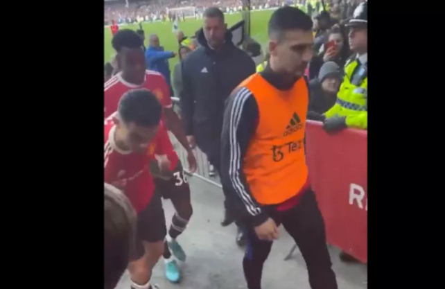 CR7 teria se irritado com torcedor – Foto: Reprodu&ccedil;&atilde;o TV