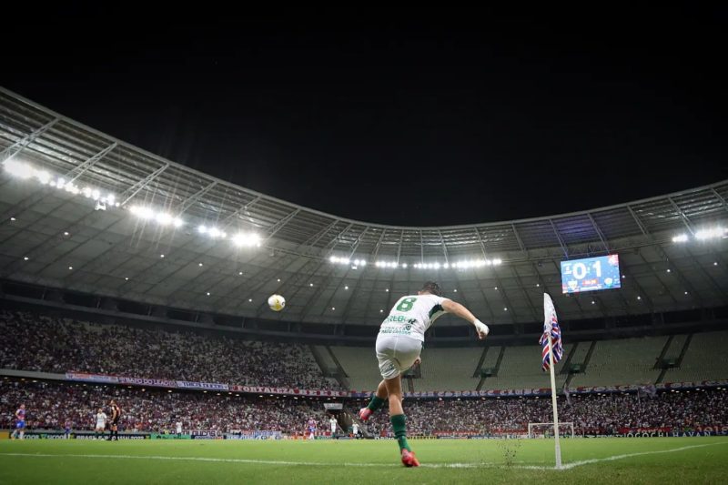 Cuiab&aacute; venceu o Fortaleza no Castel&atilde;o na estreia da S&eacute;rie A – Foto: AssCom Dourado/divulga&ccedil;&atilde;o/ND