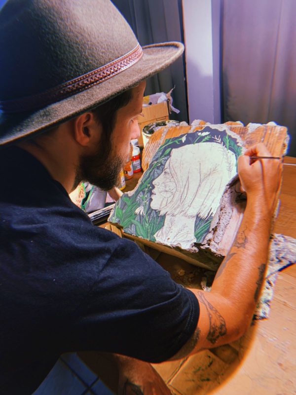 Pintor que percorreu o Mundo com sua arte autodidata e peculiar, prazer Danka Umbert