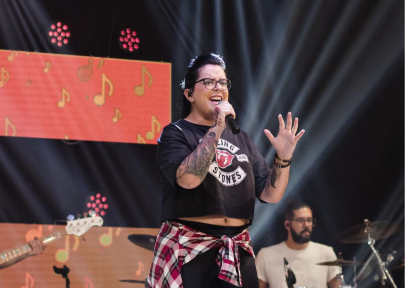 Julian Gray foi a vencedora da primeira eliminat&oacute;ria – Foto: Bruna Silveira/Instagram/Divulga&ccedil;&atilde;o/ND