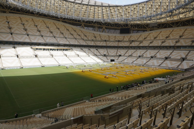 Estádio Lusail, com capacidade para 80 mil pessoas, é o palco da grande final da Copa &#8211; Foto: Diogo Maçaneiro / ND