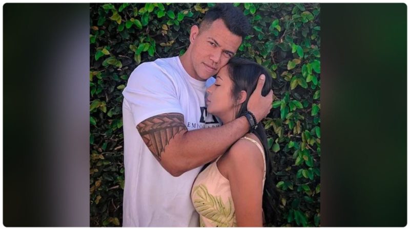 Personal Eduardo Alves posta foto abra&ccedil;ado na esposa ap&oacute;s alta da cl&iacute;nica