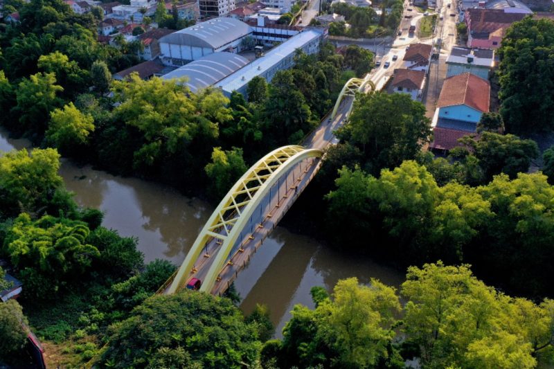 Ponte dos Arcos, bairro Sumar&eacute; – Foto: Diego Sommer/ASCOM Prefeitura/ND