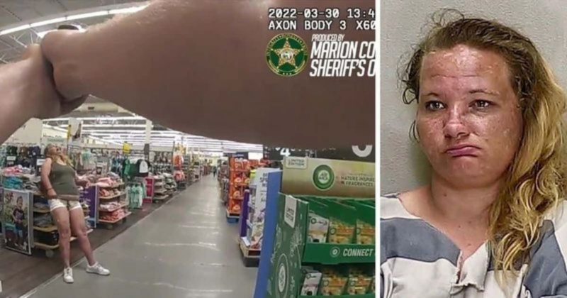 Toda a a&ccedil;&atilde;o foi filmada pela c&acirc;mera corporal do policial. A mulher j&aacute; tinha hist&oacute;rico com problemas semelhantes, o que atenuou as d&uacute;vidas sobre a atitude do policial – Foto: Reprodu&ccedil;&atilde;o