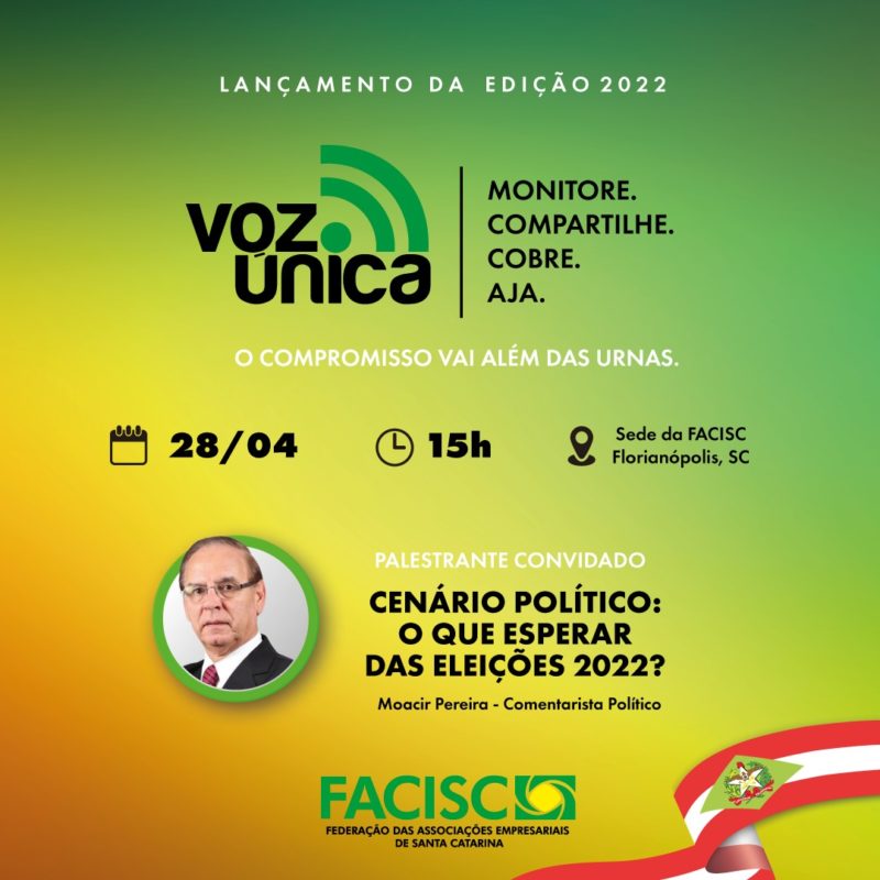 Facisc lan&ccedil;ar&aacute; documento sobre maiores aspira&ccedil;&otilde;es de SC – Foto: Divulga&ccedil;&atilde;o