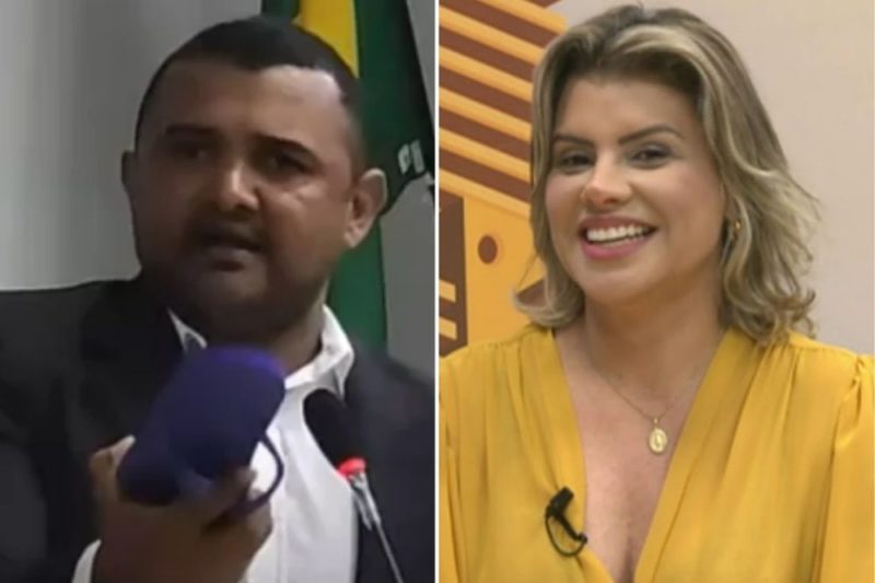 Vereador e prefeita de Beberibe – Foto: Reprodu&ccedil;&atilde;o/ND