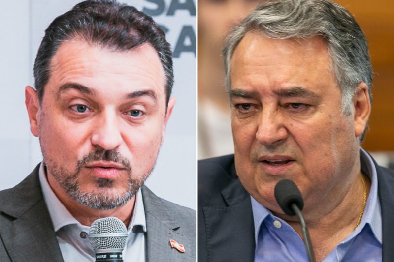 Carlos Mois&eacute;s e Raimundo Colombo – Foto: Divulga&ccedil;&atilde;o/ND