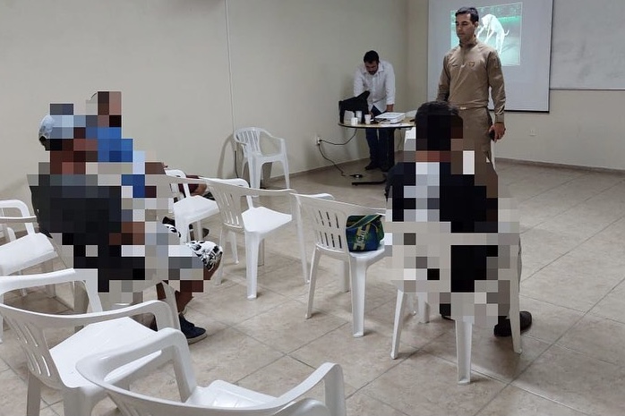 Encontros entre autoridades e agressores acontece uma vez ao m&ecirc;s – Foto: Divulga&ccedil;&atilde;o/TJSC/ND