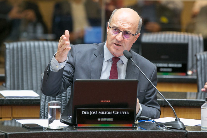 L&iacute;der do governo na Alesc, Jos&eacute; Milton Scheffer (PP) – Foto: Rodolfo Esp&iacute;nola / Ag&ecirc;ncia AL/ND