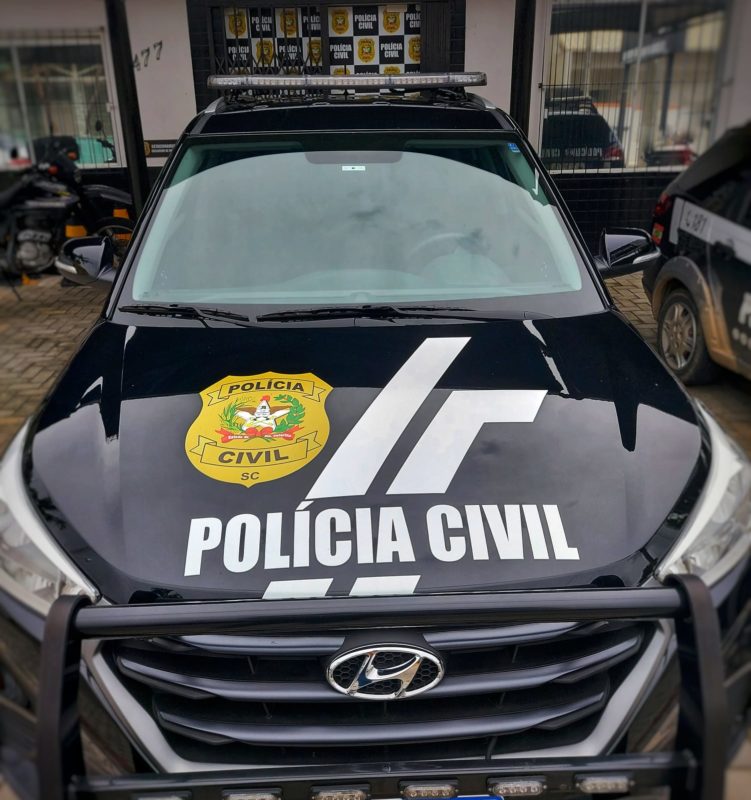 Homem é apontado como responsável por uma série de furtos em Porto Belo &#8211; Foto: Polícia Civil Porto Belo/Divulgação