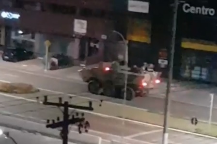 Refor&ccedil;os policiais em SC foi chamado para auxiliar nas buscas de suspeitos – Foto: Internet/Reprodu&ccedil;&atilde;o