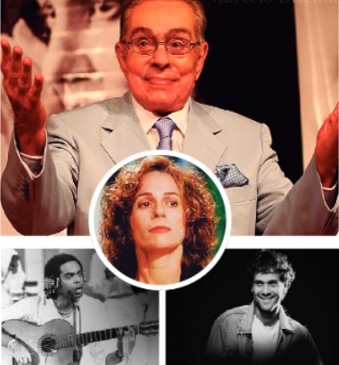 Chico Anysio, Gilberto Gil, Andrea Beltr&atilde;o e Cazuza entre os h&oacute;spedes – Foto: Divulga&ccedil;&atilde;o