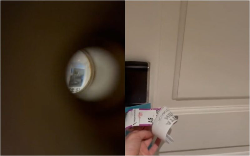 olho mágico de hotel