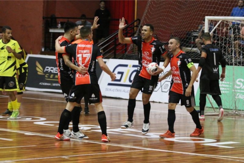 JEC Futsal viaja para reencontrar o caminho da vit&oacute;ria e manter a lideran&ccedil;a no Estadual – Foto: Juliano Schmidt/JEC Futsal/Divulga&ccedil;&atilde;o/ND