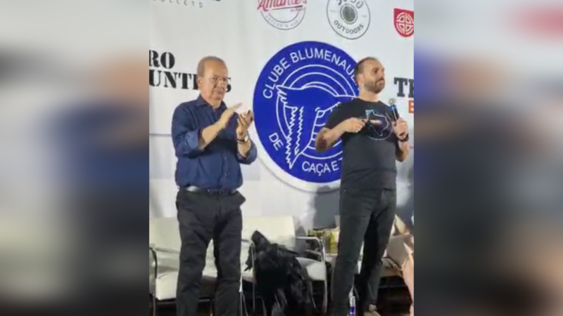 Jorginho Mello e Eduardo Bolsonaro – Foto: Reprodu&ccedil;&atilde;o/ND