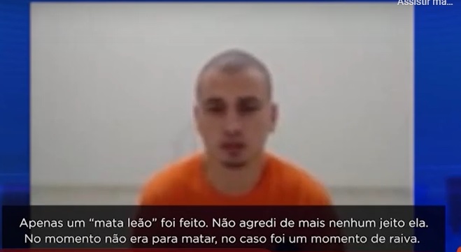 Leonardo durante a confiss&atilde;o – Foto: Reprodu&ccedil;&atilde;o v&iacute;deo/Divulga&ccedil;&atilde;o ND