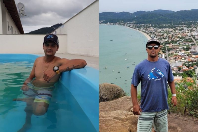 Mailson e Douglas n&atilde;o resistiram aos ferimentos e morreram no local do acidente – Foto: Internet