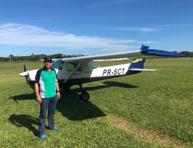 M&eacute;dico ginecologista Gian Carlo Nercolini tamb&eacute;m estava na aeronave – Foto: Arquivo Pessoal/ND