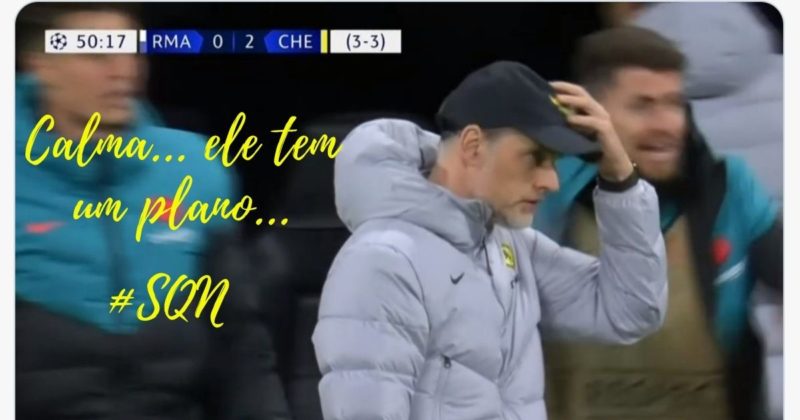 Thomas Tuchel, t&eacute;cnico do Chelsea sempre tem um plano… mas falhou dessa vez – Foto: Reprodu&ccedil;&atilde;o