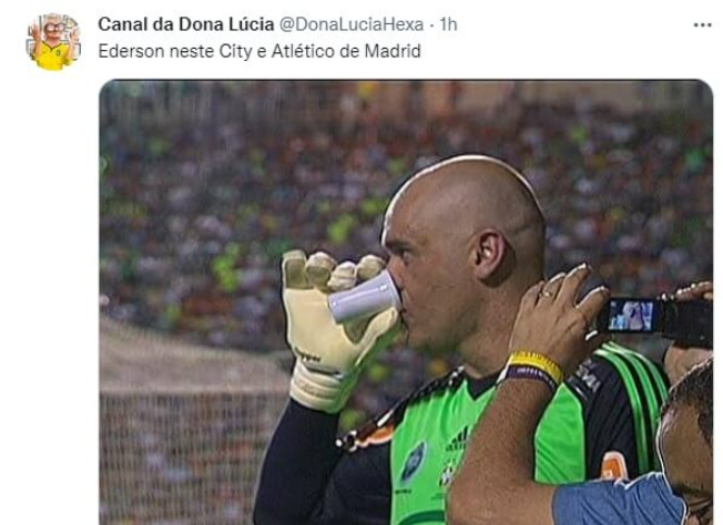 &nbsp; &nbsp; &nbsp; &nbsp; &nbsp; &nbsp; &nbsp; &nbsp; &nbsp; &nbsp; &nbsp; &nbsp; &nbsp; &nbsp; &nbsp; &nbsp; &nbsp;Memes de City x Atl&eacute;tico de Madrid – Foto: Twitter