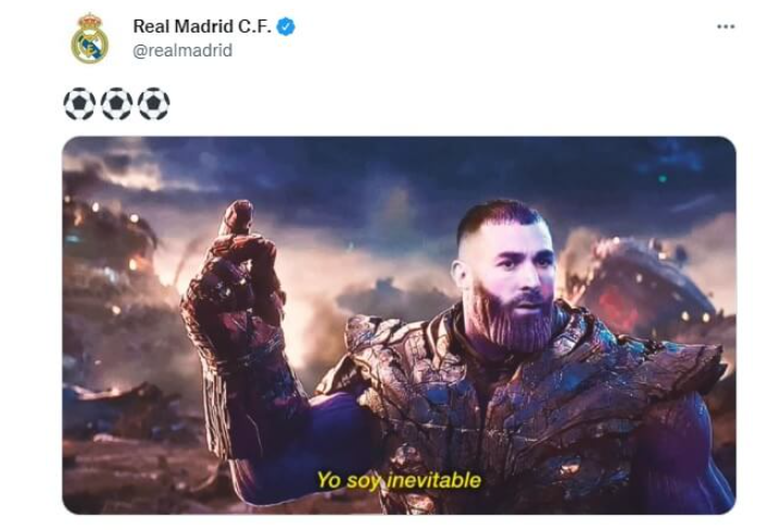                   Os memes da vitória do Real Madrid &#8211; Foto: Twitter