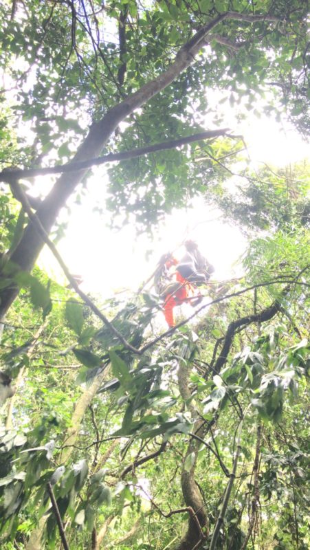 Homem caiu de parapente na manh&atilde; deste domingo (10) – Foto: Corpo de Bombeiros/Divulga&ccedil;&atilde;o/ND