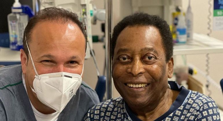 Pel&eacute; deixou o hospital ap&oacute;s dois dias internado; Rei do Futebol trata um c&acirc;ncer no c&oacute;lon – Foto: Instagram/Reprodu&ccedil;&atilde;o/ND