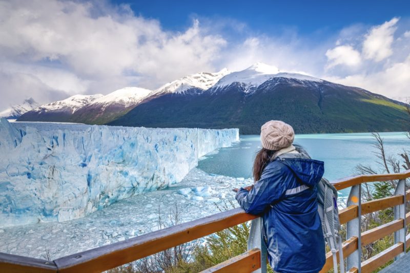 Cidade onde brasileiros saíram é conhecida como acesso ao Parque Nacional Los Glaciares, que abriga a gigante geleira Perito Moreno &#8211; Foto: El Calafate/Divulgação/ND
