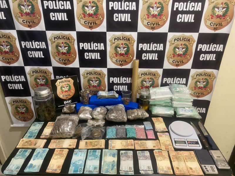 Pol&iacute;cia Civil prende homem por tr&aacute;fico de drogas – Foto: Pol&iacute;cia Civil/Divulga&ccedil;&atilde;o