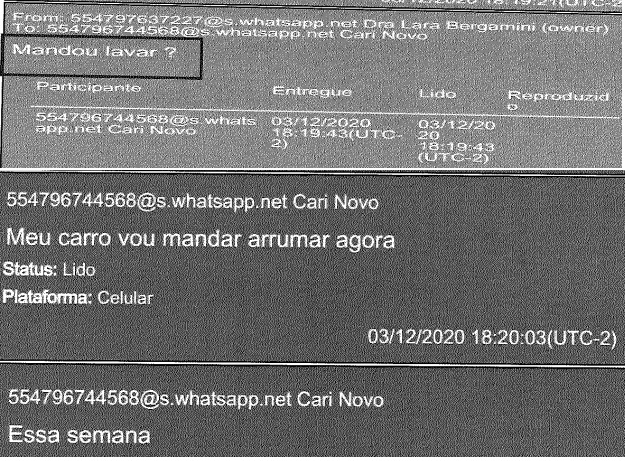 provas contra a advogada de joinville