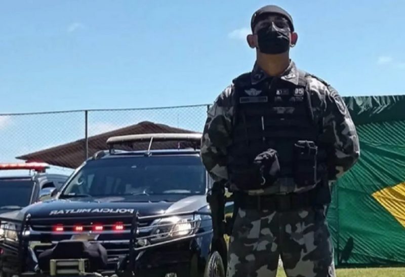 Policial foi baleado na cabe&ccedil;a durante ataque em Guarapuava (PR) no &uacute;ltimo domingo (17) – Foto: Reprodu&ccedil;&atilde;o