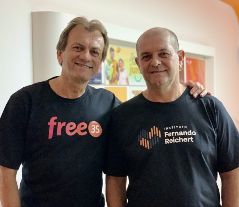 Irm&atilde;os Romeu e Roberto Reichert tiram sonho do papel – Foto: Free Multiag&ecirc;ncia