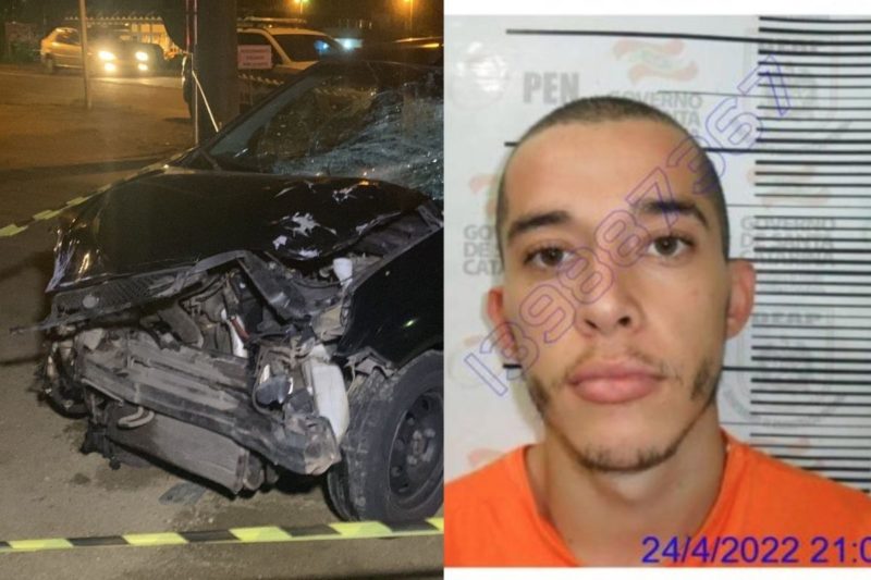 Eduardo Coimbra foi denunciado pelo Minist&eacute;rio P&uacute;blico por homic&iacute;dio qualificado ap&oacute;s atropelar e matar policial rodovi&aacute;rio militar – Foto: Arte/NDTV/Divulga&ccedil;&atilde;o