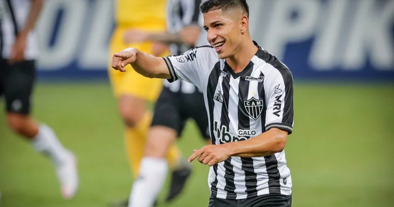 25 – Savarino, atacante venezuelano do Atlético-MG, é avaliado em 8 milhões de euros (R$ 42,3 milhões). – Foto: Bruno Cantini/Atlético-MG