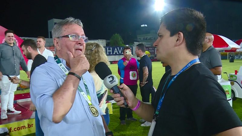 Presidente Danilo Rezini faz parte da história mais vitoriosa do Brusque