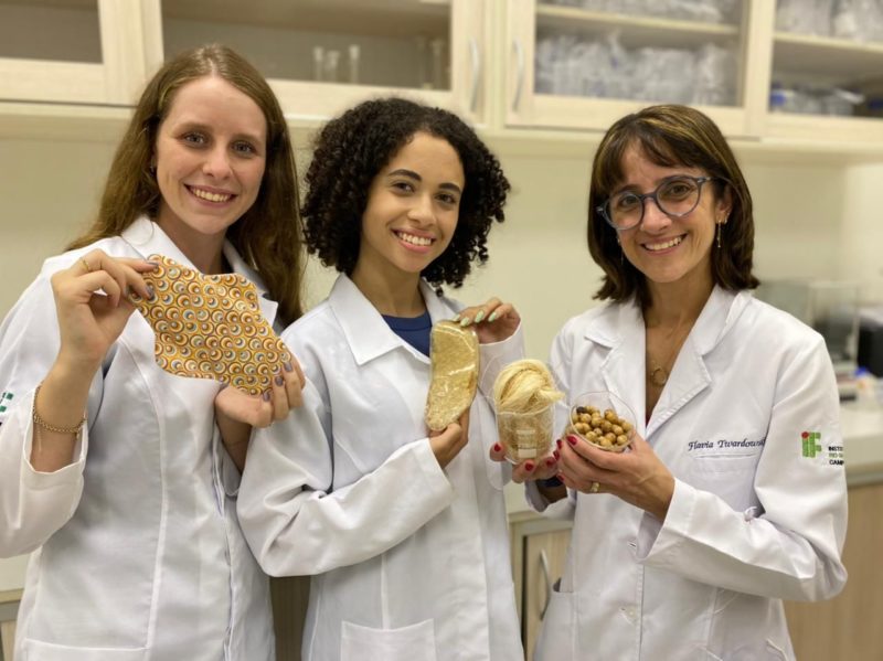 Estudantes do RS criam absorvente biodegrad&aacute;vel que custa centavos – Foto: Arquivo Pessoal/ND