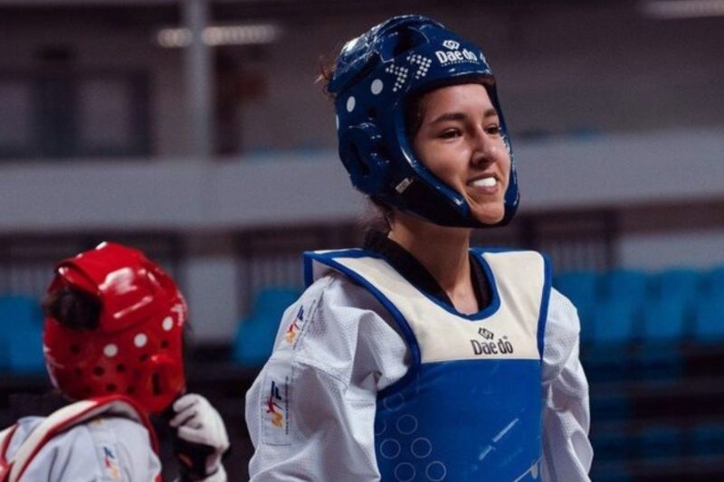 Isabelle Maestri Dalapria conquistou o ouro no Open Rio de taekwondo – Foto: Divulga&ccedil;&atilde;o/ND