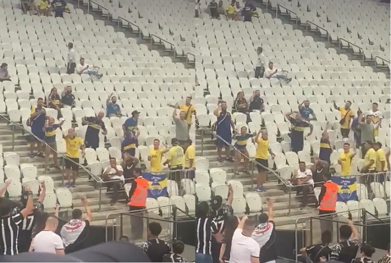 Caso aconteceu na partida entre Corinthians x Boca J&uacute;niors pela Libertadores – Foto: Reprodu&ccedil;&atilde;o/Internet