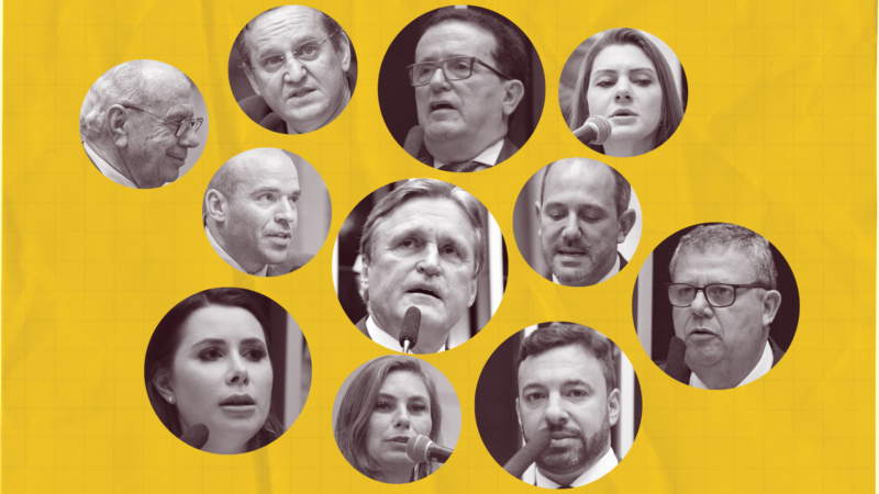 Senador, deputados estaduais e federais que mudaram de partido – Foto: Divulga&ccedil;&atilde;o/ND – Arte: Altair Magagnin/ND