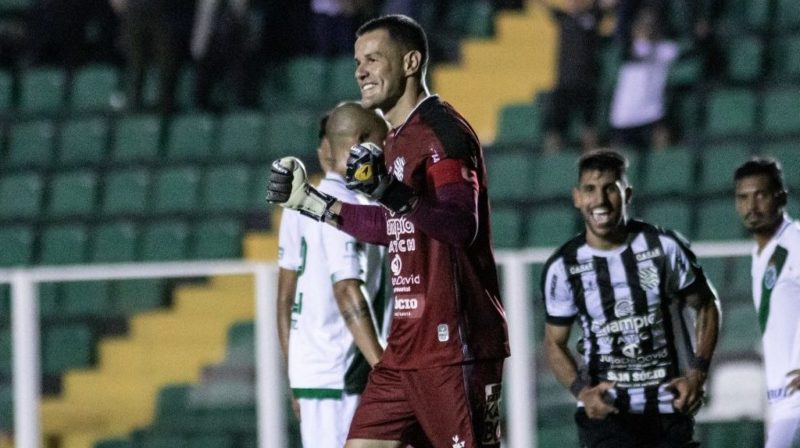 Wilson comemora gol em seu retorno ao Orlando Scarpelli – Foto: Gustavo Medeiros / @gustavooficialllll