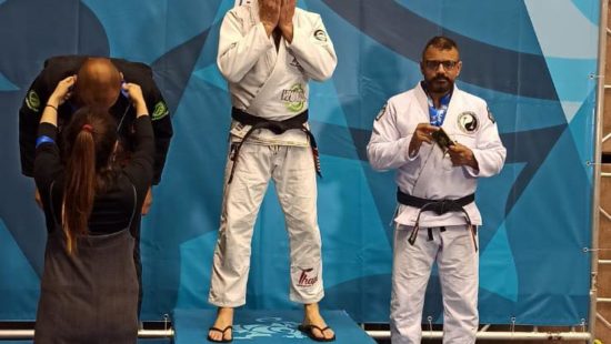 Coordenador de lutas da Sejer conquista mais um título mundial de jiu-jitsu