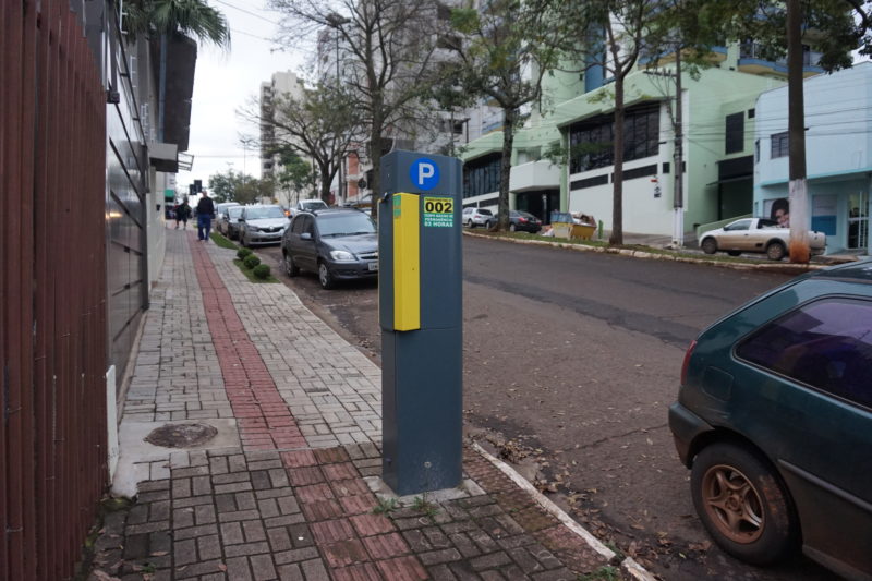 Estacionamento rotativo est&aacute; suspenso em Chapec&oacute;. – Foto: Prefeitura de Chapec&oacute;/Divulga&ccedil;&atilde;o/ND