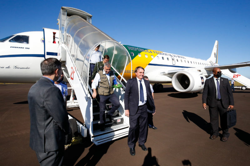 The President is due to arrive in Santa Catarina via Navegantes International Airport Photo: Alan Santos/PR –