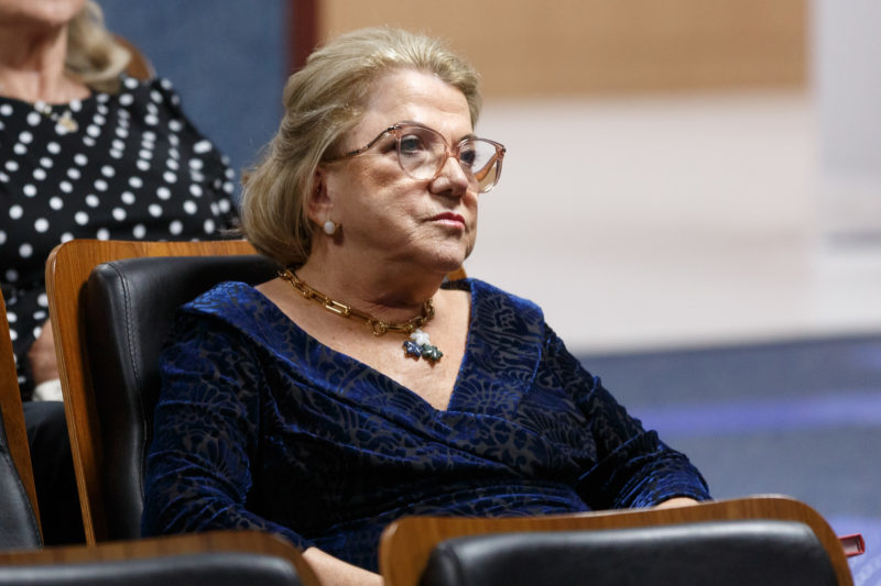 Filha de Ignacio e Trude, Irani Pereira acompanhou a sess&atilde;o – Foto: Davi Spuldaro-CVI/ND