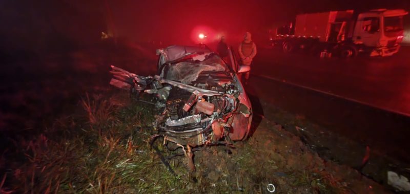 Acidente aconteceu por volta das 18h – Foto: PMRv/Divulga&ccedil;&atilde;o/ND