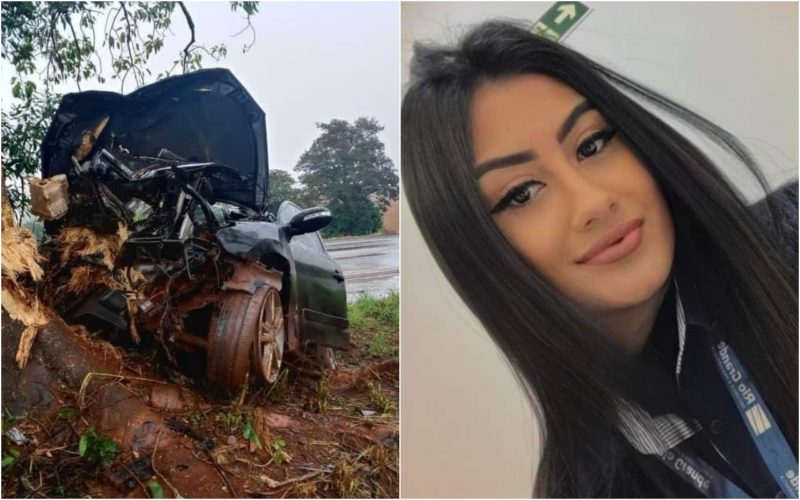 Erica Rodrigues, de 22 anos, morreu no acidente. – Foto: Reprodu&ccedil;&atilde;o/Internet
