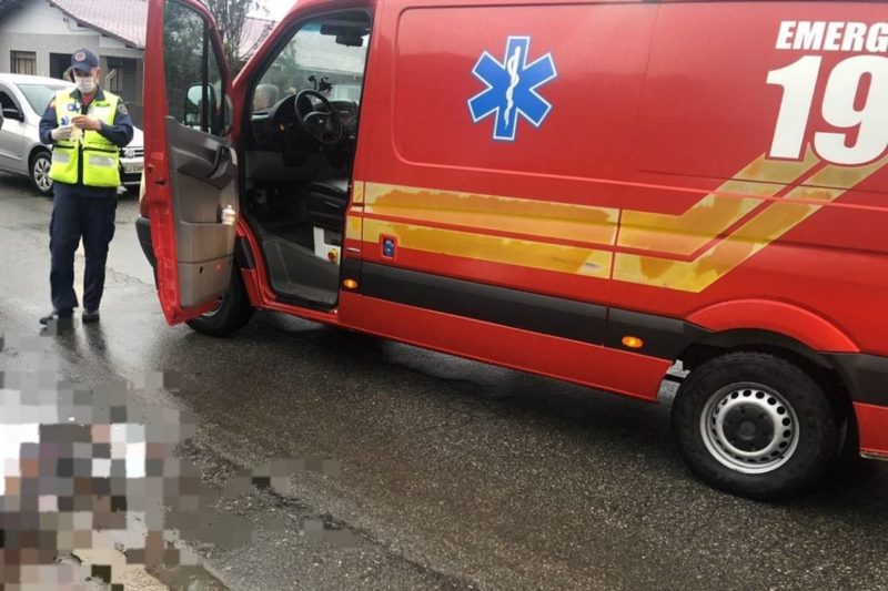 Ciclista morreu ap&oacute;s perder o controle da bicicleta em S&atilde;o Bento do Sul – Foto: CBM/Divulga&ccedil;&atilde;o