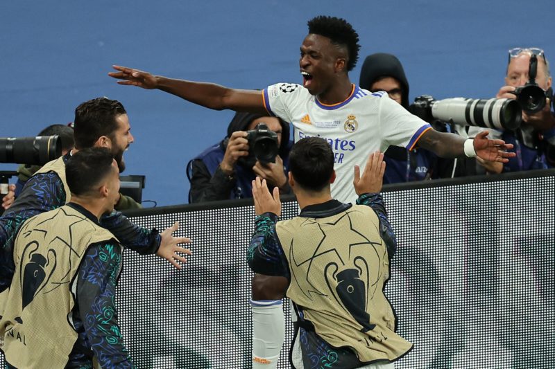 Vinicius J&uacute;nior foi fundamental para o Real Madrid – Foto: THOMAS COEX/AGENCE FRANCE PRESSE/ESTAD&Atilde;O CONTE&Uacute;DO – Foto: ESTAD&Atilde;O CONTE&Uacute;DO/ND
