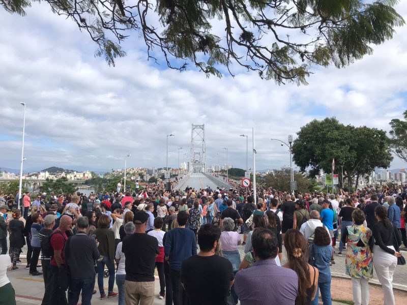 Anivers&aacute;rio de 96 anos da Ponte Herc&iacute;lio Luz – Foto: Leo Munhoz/ND