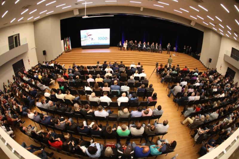 Prefeitura de Palhoça anunciou empreendimentos na noite desta quarta-feira &#8211; Foto: Prefeitura de Palhoça/Divulgação/ND